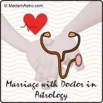 depiction of marriage with doctor in astrology