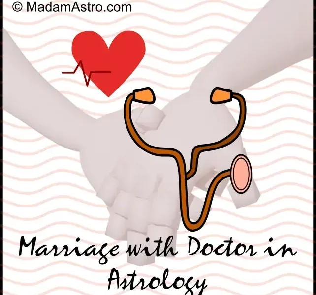 depiction of marriage with doctor in astrology