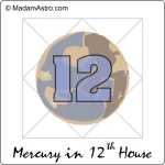 depiction of mercury in 12th house