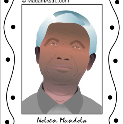 depiction of nelson mandela portrait