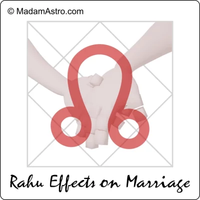 depiction of rahu effects on marriage