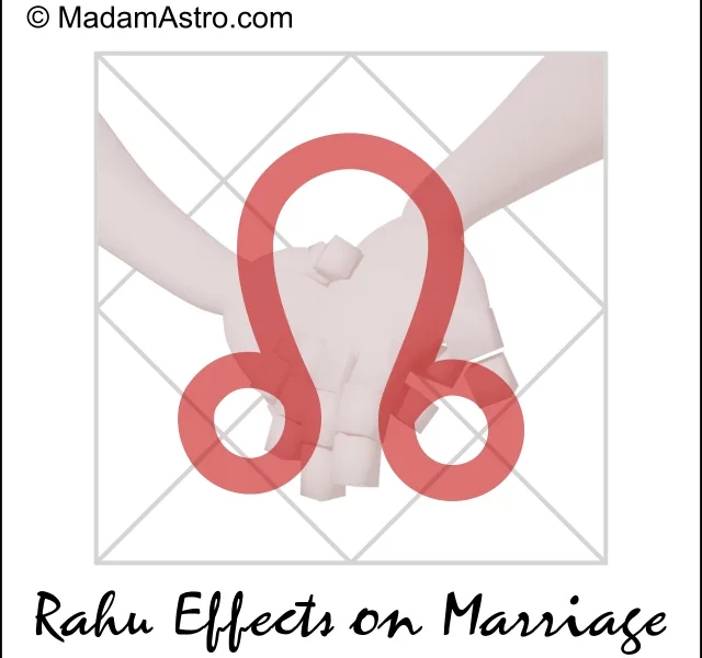 depiction of rahu effects on marriage