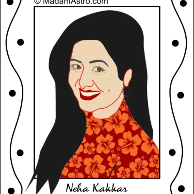 depiction of neha kakkar portrait