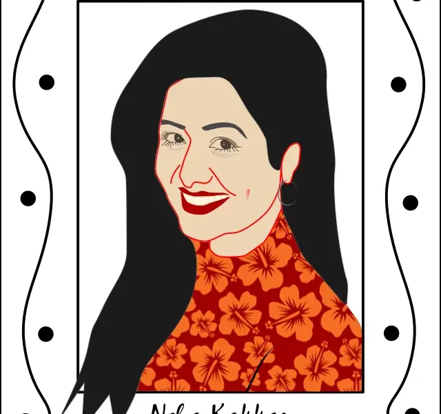 depiction of neha kakkar portrait