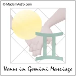 depiction of venus in gemini marriage