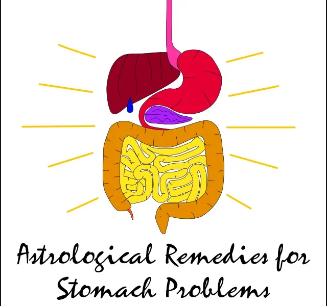 depiction of astrological remedies for stomach problems