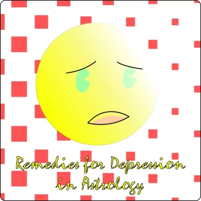 depiction of remedies for depression in astrology