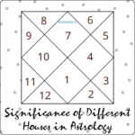 depiction of significance of different houses in astrology