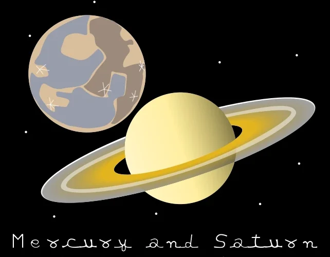 depiction of mercury and saturn relationship