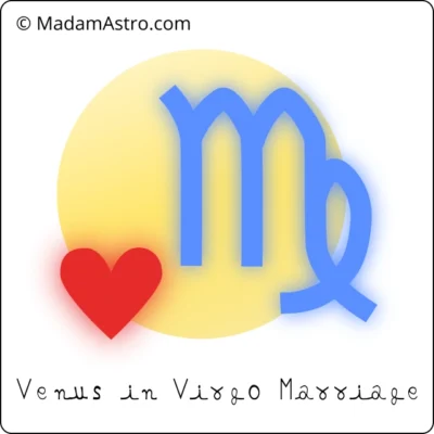 depiction of venus in virgo marriage